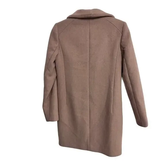 Aritizia Wilfred Cocoon Coat in Blush Pink